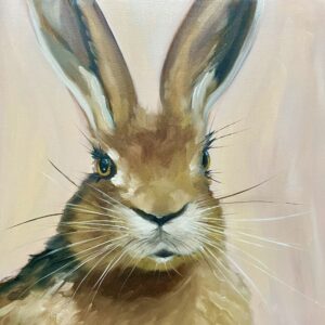 Mrs Whiskers - Hare Art Print