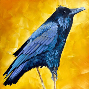 Raven - Quoth The Raven Nevermore - Bird Art Print