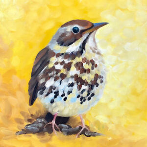 Song Thrush - Nature's Song - Bird Art Print