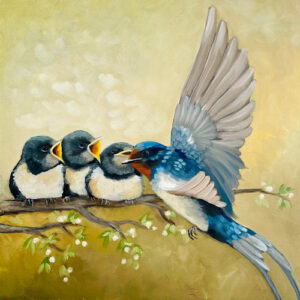 Swallows - New Beginnings - Bird Art Print