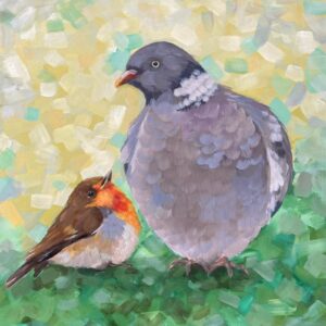 Pigeon - Feathered Friends - Bird Art Print